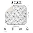 thumbnail image 4 of Pioneer Flower Floral Print Pattern Kitchen Dish Drying Mat 1 Pack, Ultra Absorbent Microfiber Drainer Mat, 16"x18", 4 of 6