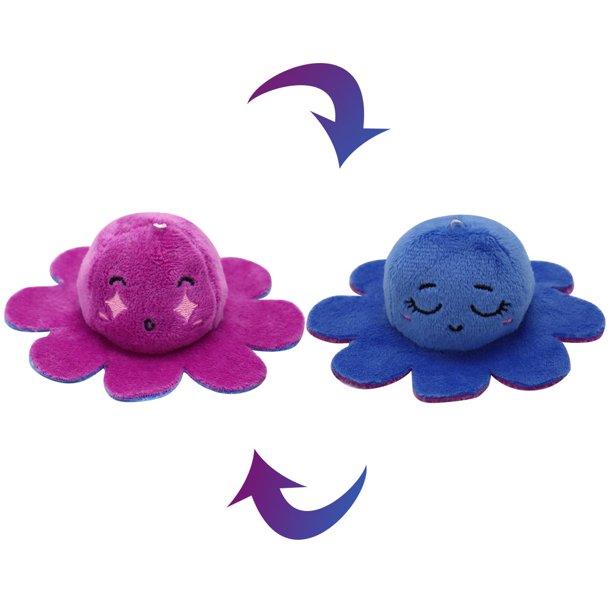 Pulpo reversible, ¡muestra tu estado de ánimo sin decir una palabra! Adepaton LRWJ344-10
