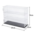 thumbnail image 4 of Vitrina de Acrílico Hugo 2x3 Capas Soporte de Escritorio Caja Protectora a Prueba de Polvo, 4 of 10