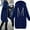 Navy, variant on (clearance)IDALL Winter Jackets for Women Trench Coat Women Casual Long Hooded Drawstring Solid Zip Jacket Pockets Jacket Zipper Coat Parkas Peacoat Coffee L