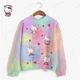 thumbnail image 4 of Sudadera con capucha de otoño HELLO KITTY, sudadera fina y elegante para mujer, jerséis Harajuku, moda coreana, camisetas de manga larga a juego, ropa de calle, 4 of 5