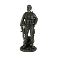 thumbnail image 1 of Defend and Serve Female Soldier Bronze Finish Statue, 1 of 3