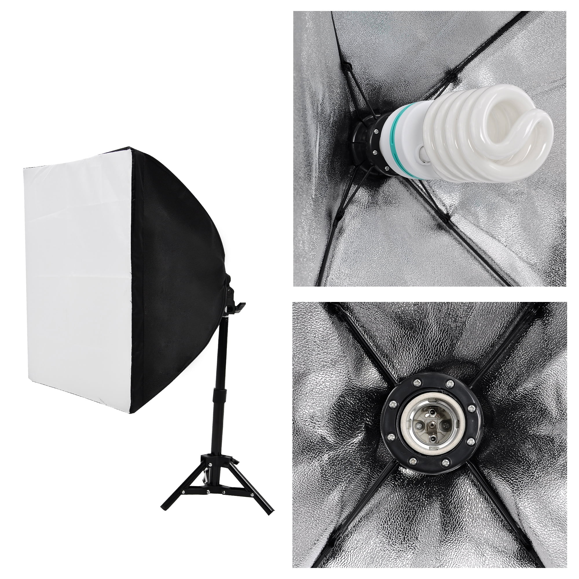Photo Studio 30 Photography Light Tent Backdrop 3x Softboxes Kit Cube Lighting