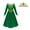 Dress+Crown, variant on Rongking Green Princess Fancy-Dress Costume for Little Girls, 120/8-9
