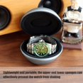 thumbnail image 4 of Watch Travel Case for Men and Women Portable Single Watch Storage box and Organizer for Wristwatches and Smart Watches (Sliver Gray(1 slot)), 4 of 5