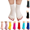 thumbnail image 1 of Alignment Massage Yoga Sock Open Five Toes Separator Gym Foot Pain Relief Socks, 1 of 5