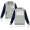 thumbnail image 4 of Chad Powers Number 200 Merch Baseball Jacket – Unisex Graphic Long Sleeve Varsity Style Coat, Casual Streetwear for Series Fans, 4 of 5