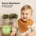 thumbnail image 2 of Baberos KeaBabies para bebés, paquete de 8 pañuelos de muselina de algodón suave, 2 of 9