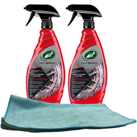 Turtle Wax Hyper Foam Wheel Automotive Cleaner, 23 oz, 2 Count