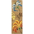 thumbnail image 4 of SAFAVIEH Soho Brooke Floral Wool Area Rug, Brown/Multi, 3'6" x 5'6", 4 of 9