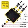 thumbnail image 2 of Lojalitet Caja de conexiones impermeable conectores de cable jardín exterior Caja de conexiones eléctricas de 4 vías Caja de conexiones IP68 Ø4-14mm - DKSFJKL, 2 of 5