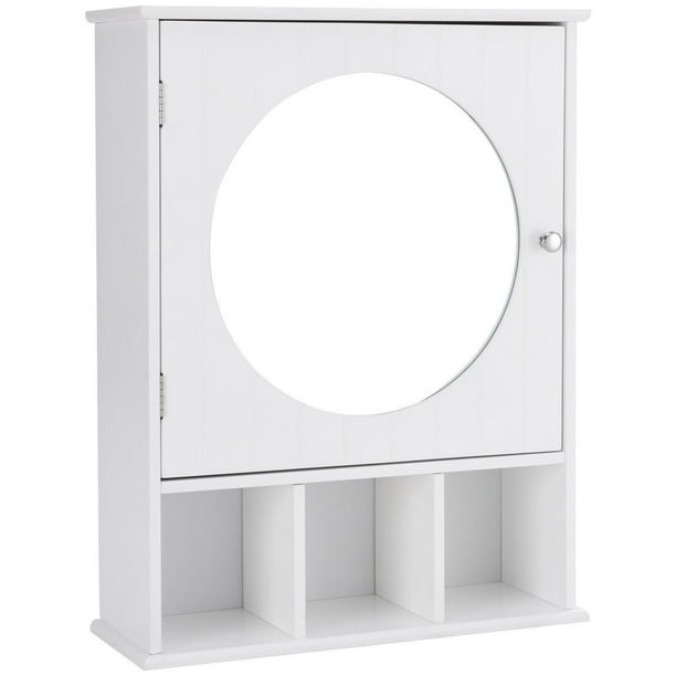 Ghp 20 X7 X26 White Wood Mirrored Wall Mounted Bathroom Cabinet With 3 Open Shelves Com - Bathroom Mirror Cabinet With Open Shelves Ghp 20 X7 X26 White Wood Mirrored Wall Mounted Bathroom Cabinet With 3 Open Shelves Com - Bathroom Mirror Cabinet With Open Shelves