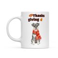 thumbnail image 2 of Happy Thanksgiving Schnauzer with Turkey Pumpkins Autumn Vibes Mug Miniature Schnauzer Dog Lover Coffee Tea Cup - 12018, 2 of 4