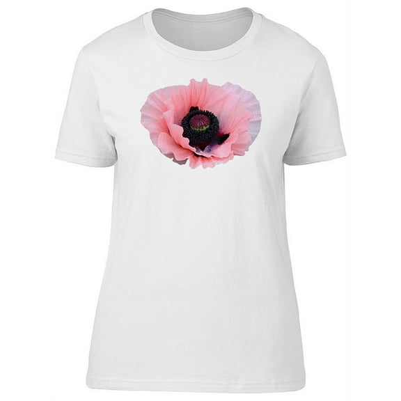 A Pink Flower With Black Pistil Tee Women's -Image by Shutterstock