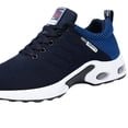 thumbnail image 2 of Zapatillas de deporte Zapatos casuales para hombre Malla resistente al desgaste para viajes al aire libre (39) Azul Ndcxsfigh Tenis De Mujer Tenis De Hombre, 2 of 9