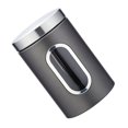 thumbnail image 3 of Kitchen Canister Stainless Steel Grain Storage Container Visible Tea Coffee Jar with Lid  Silver, 3 of 10