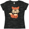 thumbnail image 3 of Inktastic Cute Hipster Fox Women's T-Shirt, 3 of 5