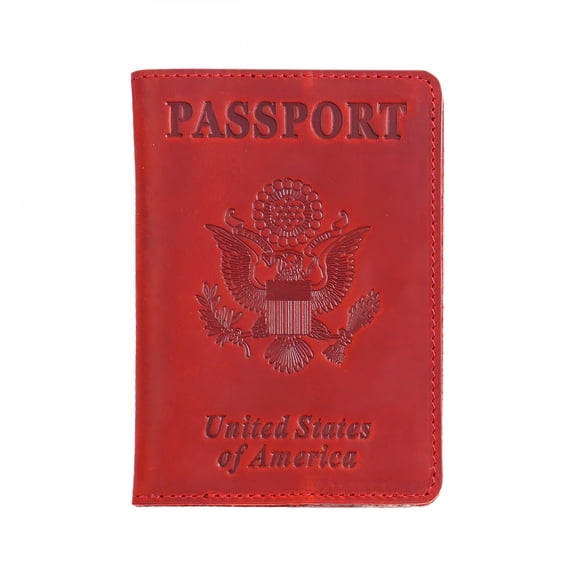 GASTROPOD Leather Passport Holder, Handmade Passport Cover - Genuine Leather, Elegant Design, Easy Access
