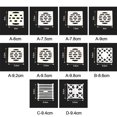 thumbnail image 2 of Durable Bathroom Hardware Parts no rust Floor drain pad Stainless steel Shower Drain Hole Filter Floor Drain Cover Sink Strainer Hair Catcher Stopper C-9.4CM, 2 of 8