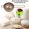 thumbnail image 2 of Universal Melting Pot Double Boiler Insert Rust-Proof Carbon Steel Double Spouts Boiler Pot for, 2 of 6