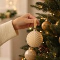 thumbnail image 5 of AOMXGD Christmas Decorative Plastic Balls, Flocked Hanging Ornament Balls for Christmas Tree, Multi‑Scene Holiday Hanging Decor Supplies, 5 of 5