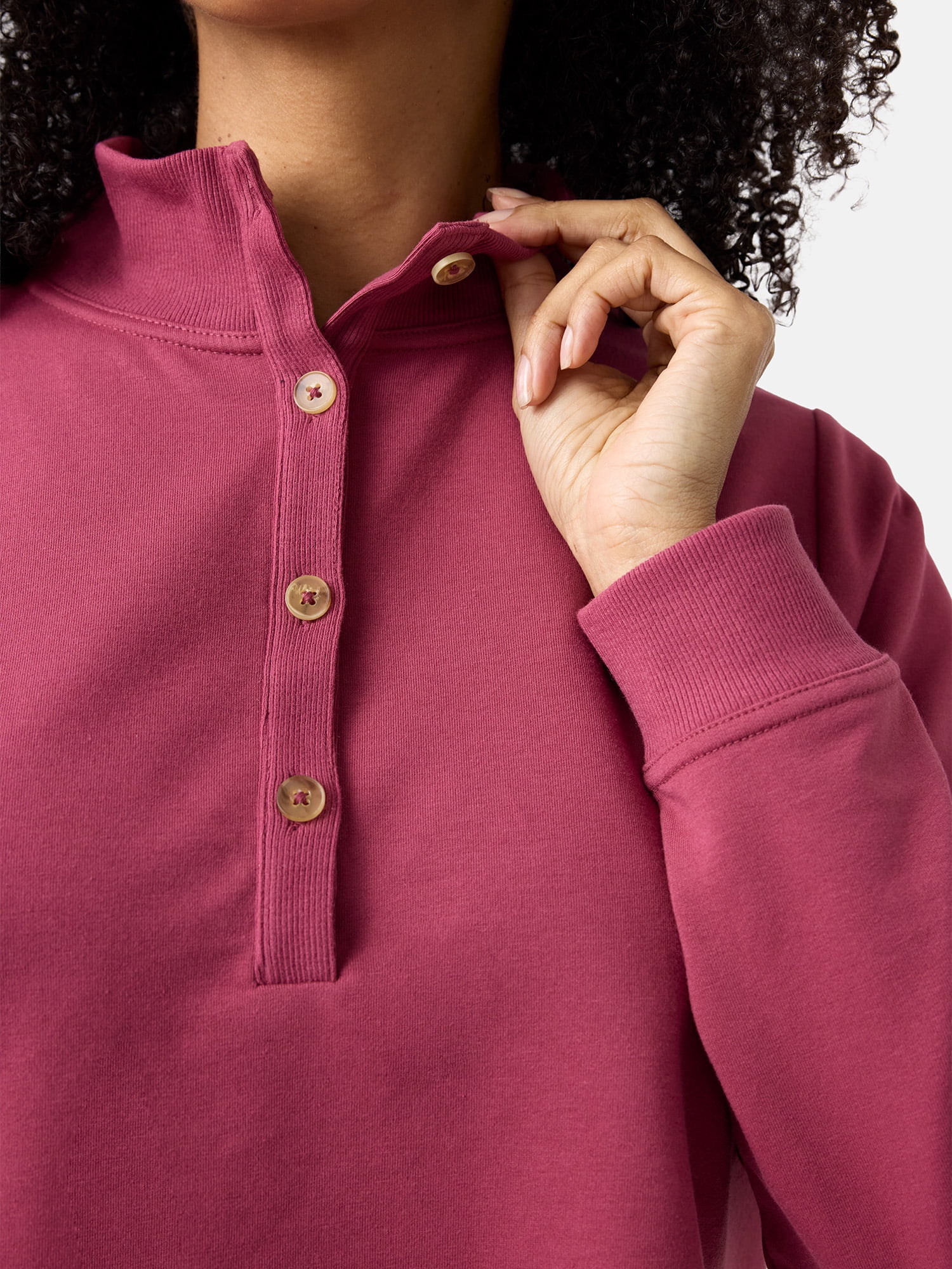 Ingrid & Isabel For Every Belly Women's Maternity Button Front Knit Top, Sizes S-XXL