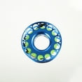 thumbnail image 3 of Xingzhi Haute Résistance Bobine de Plongée Bobine de Doigt en Acier Inoxydable Fibre de Polyester Fluorescent Équipement Vert Sécurité Sous-Marine Pêche Bleu, 3 of 6