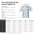 thumbnail image 6 of Lsque Cool Giraffe pattern Hawaiian Shirt for Men, Unisex Summer Beach Casual Short Sleeve Button Down Shirts-3X-Large, 6 of 9