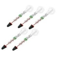 thumbnail image 2 of Runquan 5 Pieces Floating Aquarium Thermometer Double Layered Glass with Suction Cup, 2 of 8