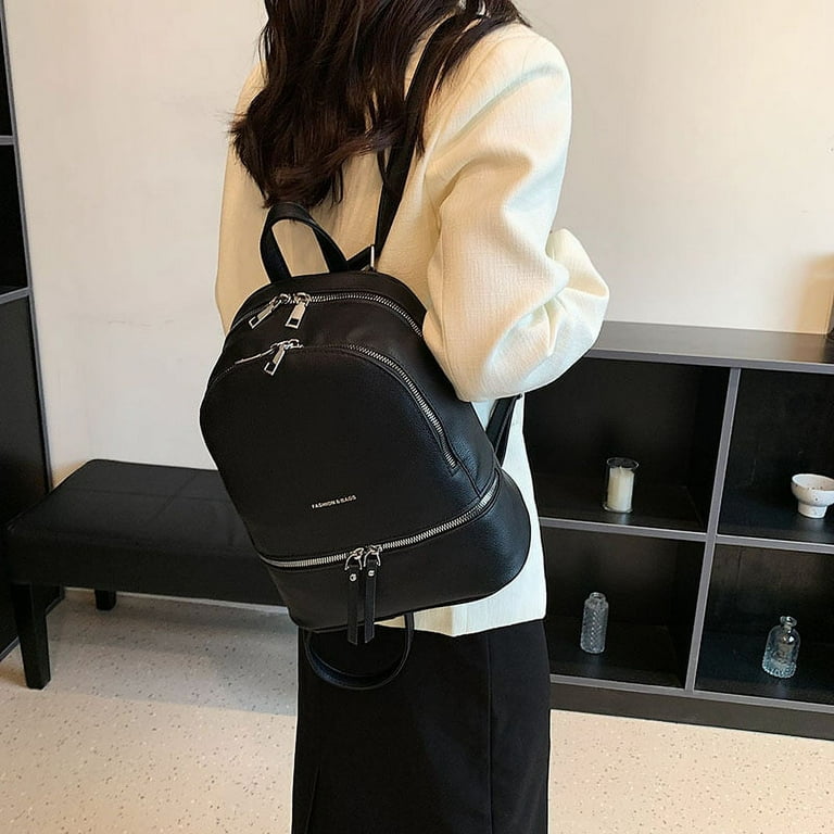 CoCopeaunts Fashion Women Leather Backpack High Quality Teen Girls Shoulder  Bag Luxury Designer Backpacks Rucksack Female Daypack Bags 