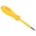 thumbnail image 1 of Voltage Tester AC 150500V Contact Electrical Detector Slotted Screwdriver Neon Tube, Yellow, 1 of 5