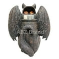 thumbnail image 2 of ABZ Brand Vampire Winged Red Eye Standing Cat Gargoyle Candle Holder Statue Figurine Gothic Myth Fantasy Sculpture Decor, 2 of 8