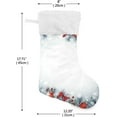 thumbnail image 2 of GZHJMY Christmas Balls Pattern Christmas Stockings, Personalized Large Christmas Stocking, Cute Snowflake Stockings 18" for Xmas Decorations and Holiday Family Party Decor Xmas Gifts 2P, 2 of 7