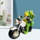 thumbnail image 4 of Novedad estatuils pa motocicleta, escultura tesanal, estatua creativa divertida de resina, adornos pa decoración de perfecl Figuras de rana, 4 of 8
