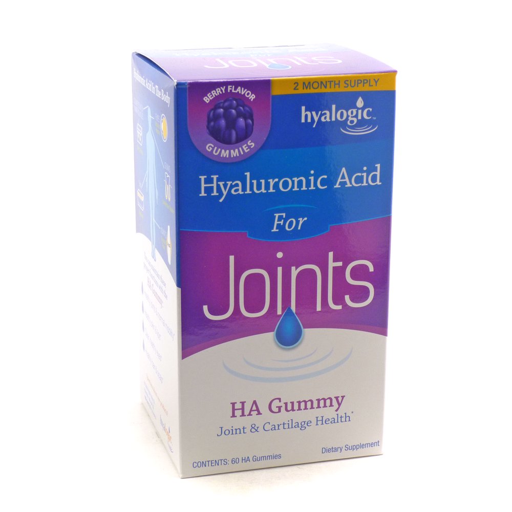 Hyalogic Hyaluronic Acid for Joints Berry Flavor 60 Gummies