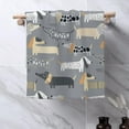thumbnail image 4 of Cute Dachshund Hand Towel for Bathroom Set of 2 Hand Bath Towels Soft Absorbent Decorative Towels for Bathroom Kitchen Yoga Home Decor 14 x 28 in, 4 of 6