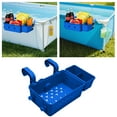 thumbnail image 6 of Pool Side Storage Basket with Cup Holder, Above Ground Pool Accessories Swimming Pool Hanging Storage Baskets Large Capacity Durable Pool Organizers for Towels, 6 of 8