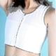 thumbnail image 1 of Women Ice Silk Breathable Chest Binder Tomboy Lesbian Transgender Corset Tops Vest Front Zipper Short Bandage Breast Binder, 1 of 4