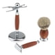 thumbnail image 3 of Salon Barber Barba Afeitado Set de Brocha de Afeitar Maquinilla de Afeitar de, 3 of 5