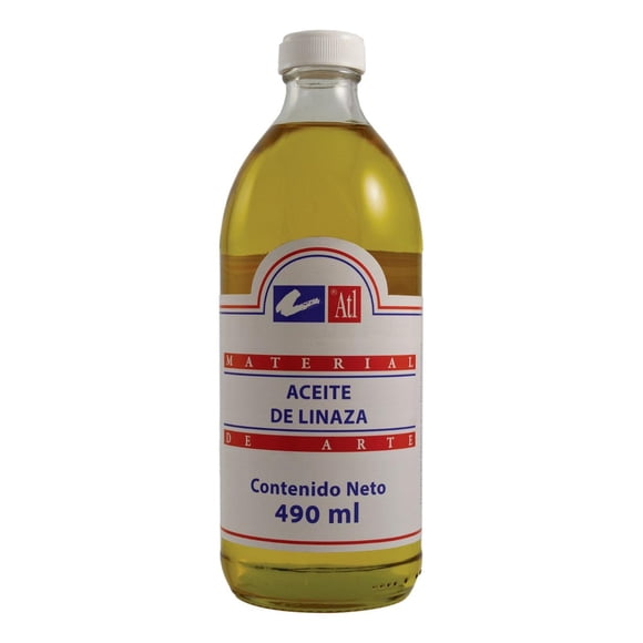 Aceite de Linaza ATL 490 ml amarillo
