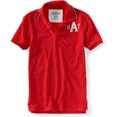 thumbnail image 1 of Aeropostale Mens 8a7 Rugby Polo Shirt, Rojo, X-Large Aeropostale polo, rugbi, 1 of 1