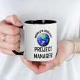 thumbnail image 3 of CafePress - World's Coolest PROJECT MANAGER Mug - 11 oz Ceramic Mug - Novelty Coffee Tea Cup, 3 of 3