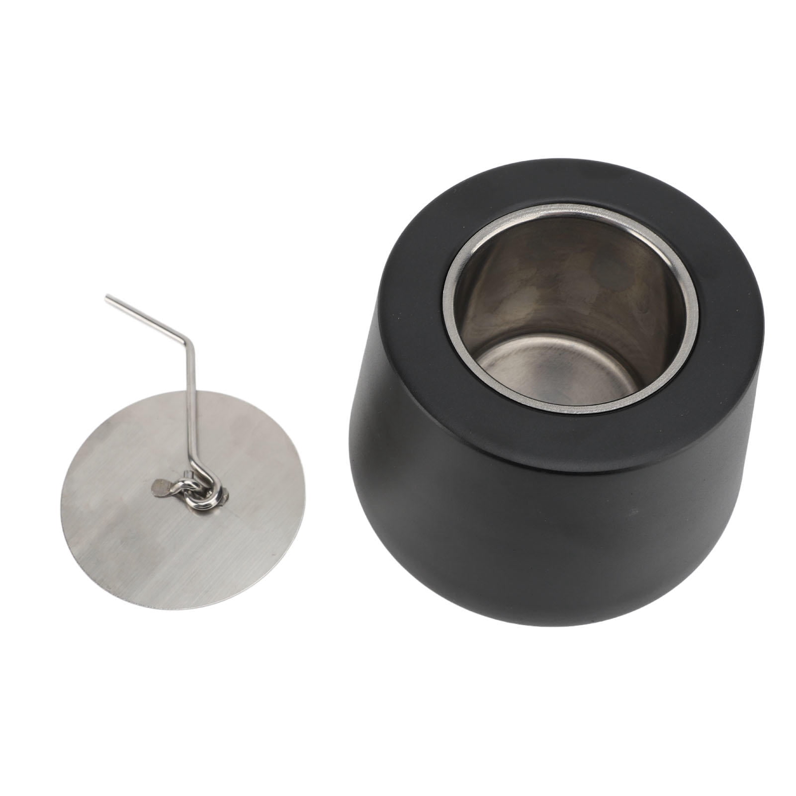 Suodoka Tabletop Fire Pit Bowl Smokeless Portable Black Table Top Fireplace Fire Bowl for Indoor Outdoor (5.31 inches / 13.5 cm)