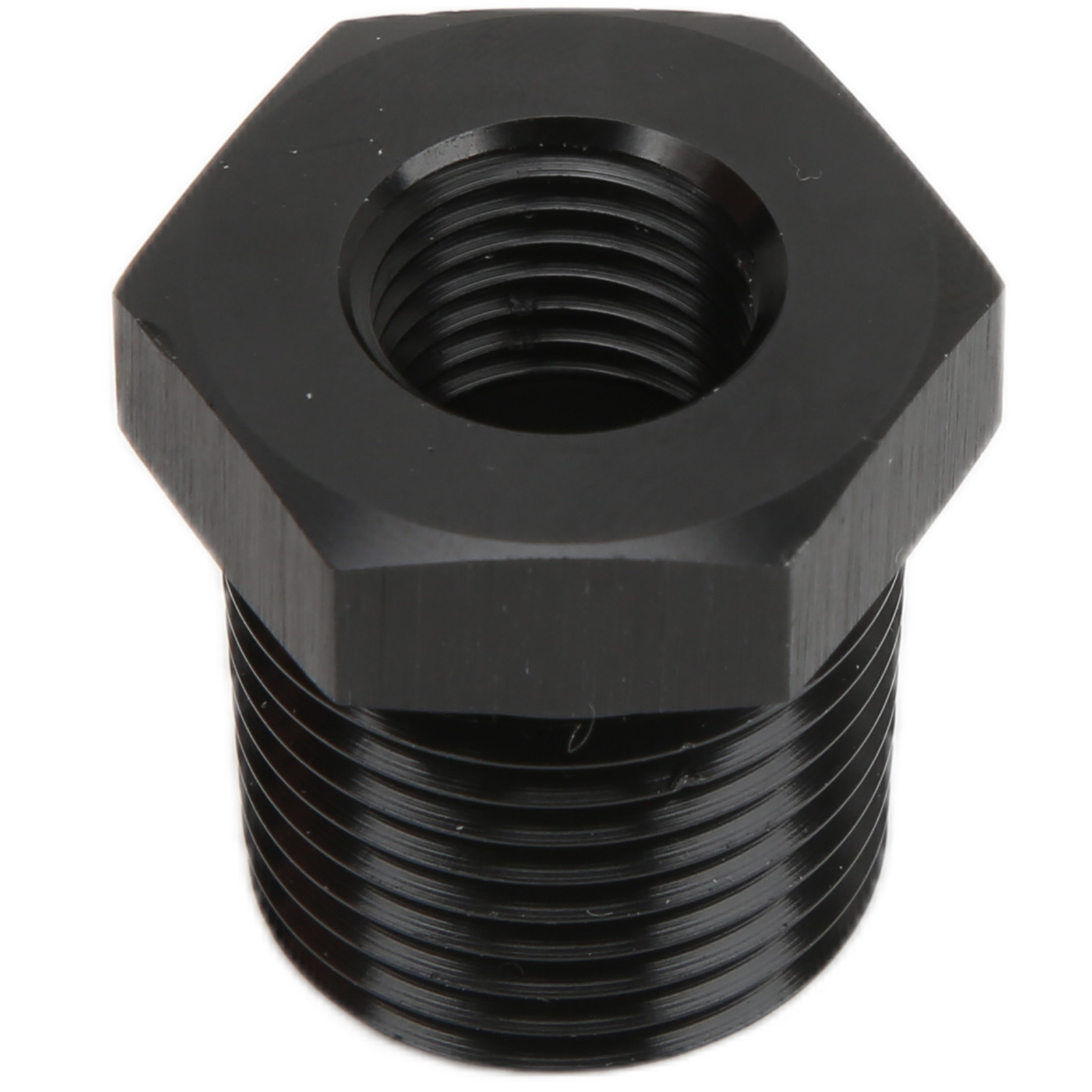 Adaptateur Réducteur 1/4" NPT Mâle à 1/8" NPT Femelle - Raccord Alliage Aluminium Noir Pour Nettoyeur Haute Pression, Plomberie