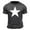 Gray, variant on Kaemgyyd Mens Shirts Casual Loose Crew Neck Basic Tee Breathable Short Sleeve Fashion Star Tops Summer Clothes