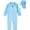 Blue Stripes With Hat, variant on weVSwe Toddler Boy Swimsuit 0-3Years -UPF 50+ Rash Guard Baby Swimsuit with Crotch Zipper kids swimsuits
