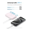 thumbnail image 5 of Baseus Qi2 MagSafe Power Bank, PicoGo 5000mAh Wireless Portable Charger with 360° Rotatable Ring Stand, Magnetic Power Bank for iPhone 16/15/14,Pink, 5 of 7