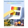thumbnail image 3 of Medios filtrantes para acuario, 2 bolsas de materiales de filtro biológico, 2 libras, biobolas 11 en 1 para acuario, anillos biológicos con bolsa de malla para peceras y estanques, accesorios para med, 3 of 8