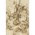 thumbnail image 3 of Albrecht Dürer 13x18 Black Modern Framed Museum Art Print Titled - The Centaur Family (1505), 3 of 5