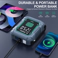 thumbnail image 5 of OGORI NEW 6000A Jump Starter with Air Compressor, 21800mAh Car Battery Jump Starter (5.5L Gas/7.0L Diesel) with 150 PSI Auto-Shutoff Tire Inflator, 12V Portable Jump Box Booster with Jumper Cables, 5 of 11